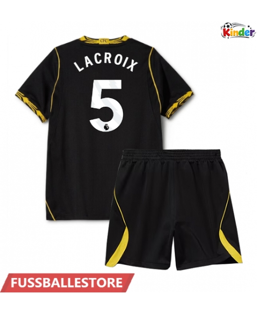 Günstige Chelsea Maxence Lacroix #5 Auswärts Trikotsatzt Kinder 2026-27 Kurzarm (+ Kurze Hosen)